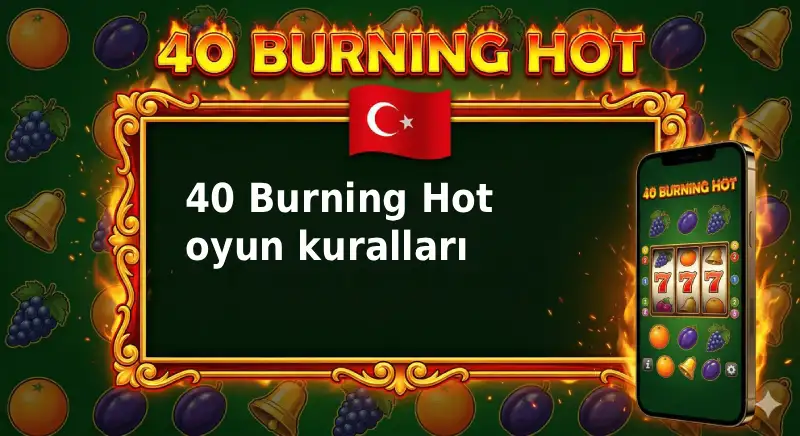 40 Burning Hot oyun kuralları